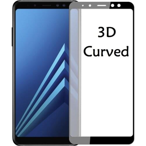 3D Full Cover Glass For Samsung Galaxy A8 2018 Tempered Glass Screen Protector For Samsung Galaxy A8 2018 Plus GLASS