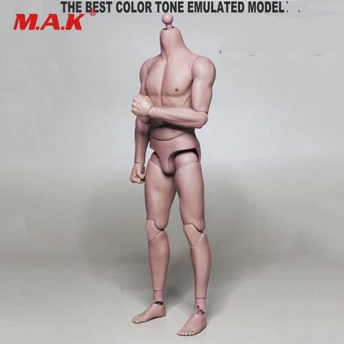 12inches Male Narrow Shoulder Muscle Man Body 1/6 Flexible Male Figure Model S01