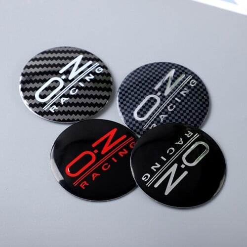 4PCS/lot 56MM Car modification OZ racing center wheel cover sticker decorative sticker badge anti-layer cover accessory logo