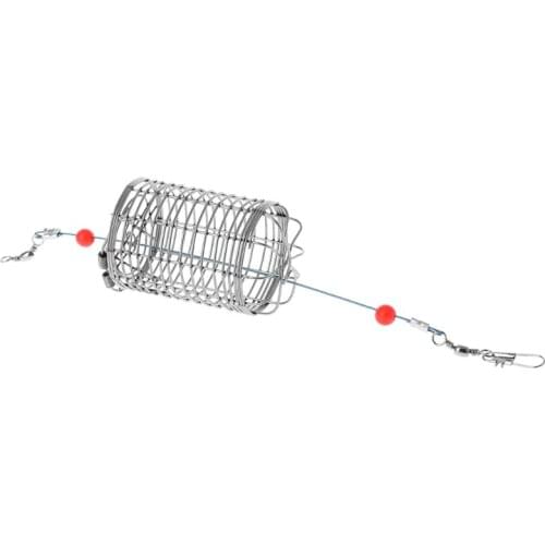 Aquarium Shrimp Small Bait Feeder Cage Dry Spinach Feeding Basket for Fish Floating Food
