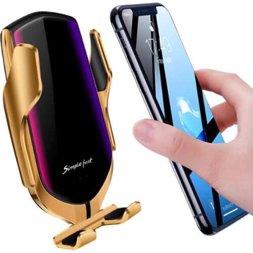 Wireless Car Charger QI 10W Fast Charging Holder For iPhone Xs/Xs Max/XR/X /8, Samsung Galaxy Note 9/ S9 Qi Wireless Charger Car