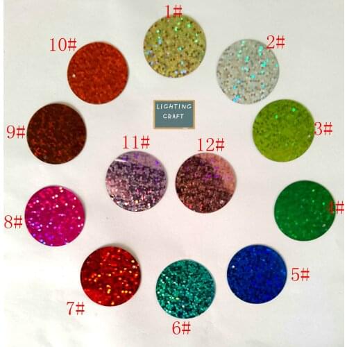 25mm Large Flat Round Laser Sequins Side Drilling Hole for Crafts Sewing Scrapbook Diy Handmade Project