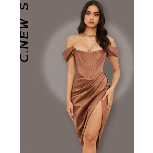 Женские стильные платья C.NEW S China At AliExpress