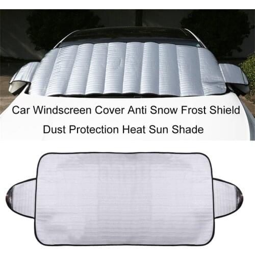 Practical Car Windscreen Cover Anti Ice Snow Frost Shield Dust Protection Heat Sun Shade Ideally for Front Car Windshield Hot
