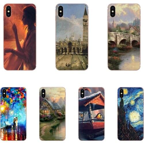 For Xiaomi Redmi mi10 lite Pro Note 9 PRO Max 9s Mi9 K30 K20 Pro 5G Soft Cover Case Vintage Van Gogh Oil Painting