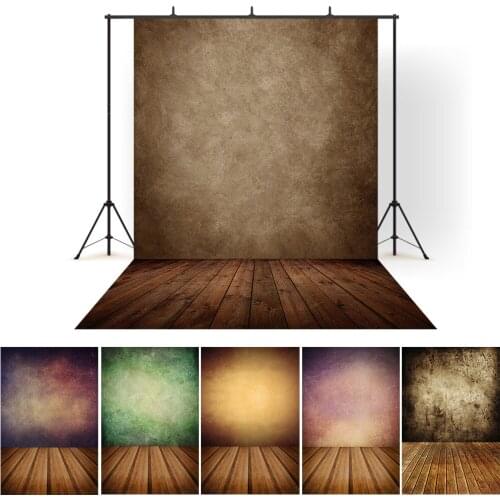 Grunge Gradient Wooden Board Floor Vintage Solid Backgrounds Child Young Portrait Toy Pet Photography Backdrops For Photo Studio
