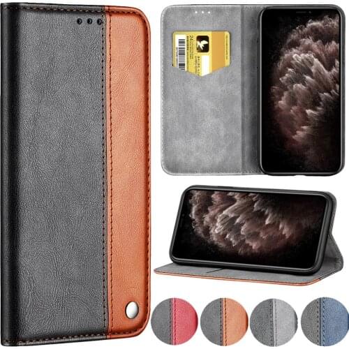 Retro Leather Case For iPhone 12 Pro Max 11 Pro XS Max Iphone 8 7 6 Plus 5 SE 2020 Mini Fashion Wallet Phone Holder Cover Funda