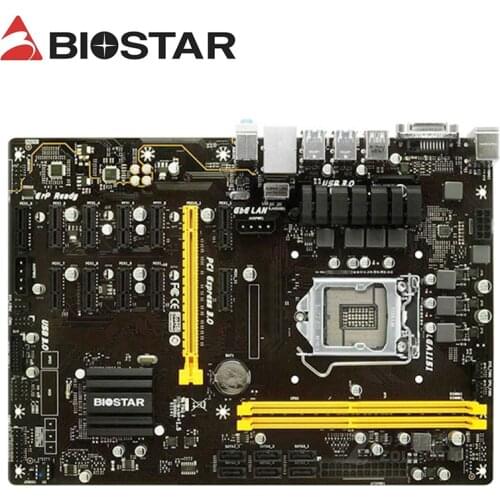 TB250-BTC PRO Motherboards 12GPU 6PCIE H110 B250 LGA 1151 DDR4 ATX BTC Mining Motherboard (alternative H81 BTC PRO TB85 H81)