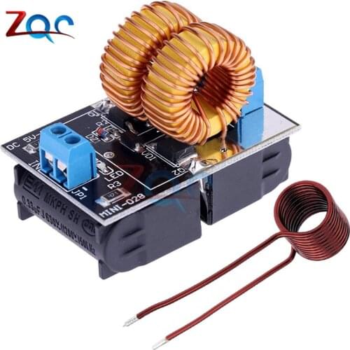 DC 5-12V Mini ZVS Low Voltage Induction Heating Power Supply Module Induction Heating Board for Induction Heating with Coil