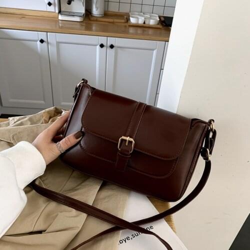 Vintage Style- 2021 Fashion Womens Small Handbag Designer Messenger Bag Shoulder Bags Girls Brief Crossbody Bags Girls Purses