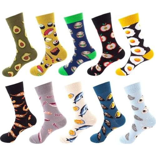 Men Women Sock Funny Happy Top Quality Socks Fashion harajuku street socks Unisex Cotton Thick Winter Pattern Colorful Socks