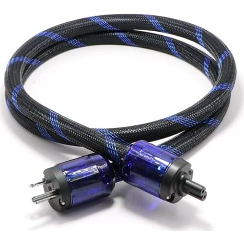 Audiophile OFC Pure Copper Hi-End Hifi Audio Power Cable Power Cord with EU Plug