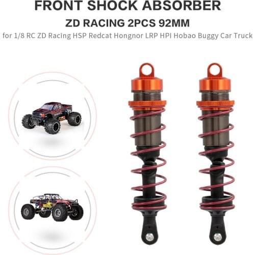 ZD Racing 2pcs 120mm Front Shock Absorber Damper Suspension for 1/8 JLB HSP HPI Redcat RC Car Truck