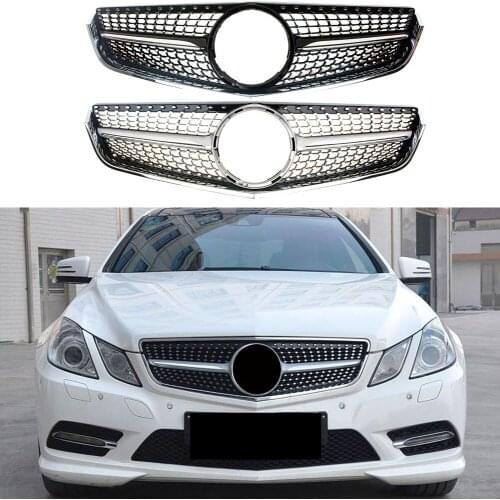 Car Front Bumper Racing Grill Facelift Grille Cover For Mercedes-Benz W207 E-Coupe 2009 2010 2011 2012 2013