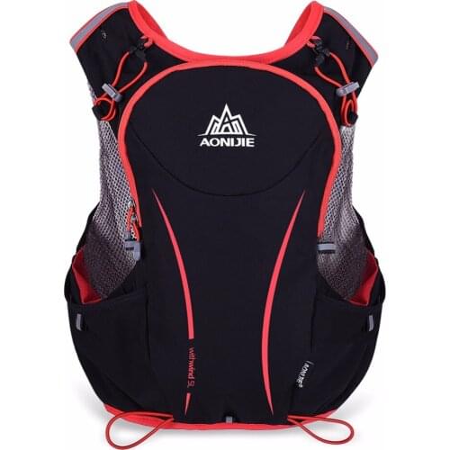 AONIJIE Men Women Lightweight Trail Running Backpack Outdoor Sports Hiking Racing Bag With Optional Hydration Water Bag Bottles