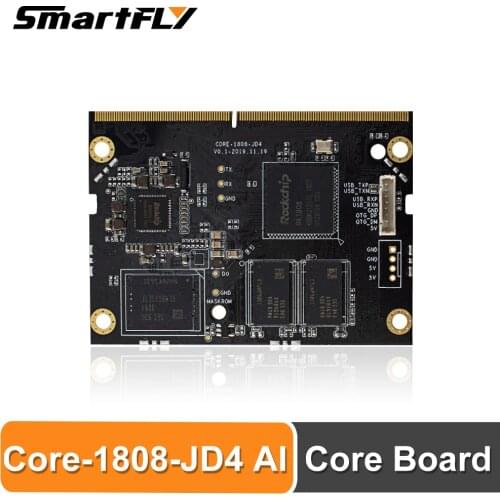 Smartfly Firefly Core-1808-JD4 AI Core Board RK1808 AI Chip Dual-Core Cortex-A35 supports TensorFlow/Caffe/ONNX/Darknet Coupled