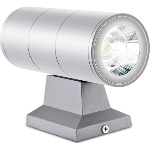 Modern Wall Lamp Up Down Dual-Head Cylinder COB 10W LED Wall Light for Home Lighting IP65 Waterproof Outdoor AC 85-265V