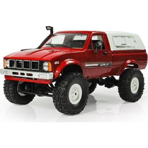 WPL C24 1/16 RTR 4WD 2.4G Military Truck Crawler Off Road RC Car 2CH Toy