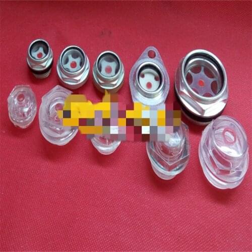 1pc one inch oil standard air compressor accessories 30/36mm Hexagonal Oil Mirror Oil Gauge