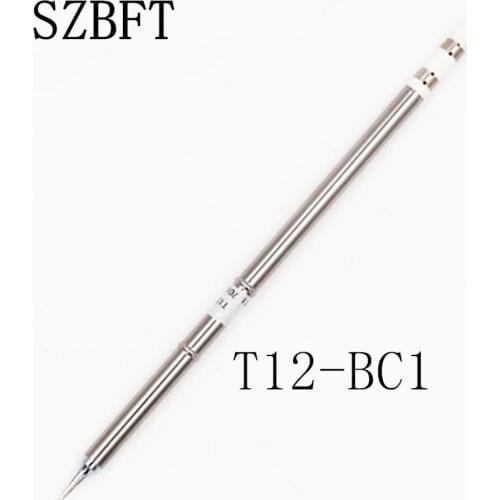 1pcs T12-BC1 Series Soldering Iron Tips for HAKKO T12 Handle LED vibration switch Temperature Controller FX951 FX-952