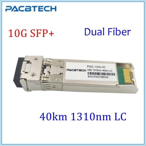 10G SFP+ Transceiver ER 40km1310nm Dual Fiber LC Connector Switch SFP Module 10G Fiber Optical Module Router Switch