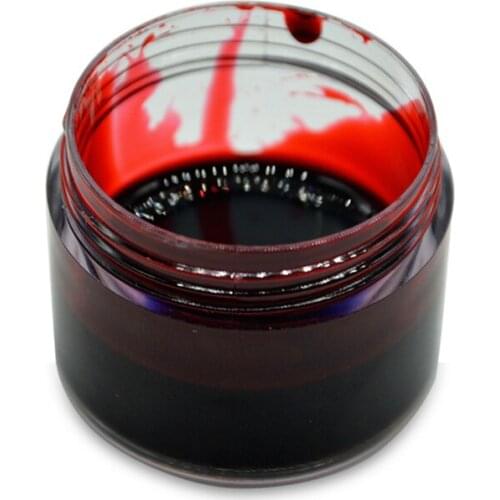 15g Halloween Makeup Fake Blood Face Body Paint Wounds Scars Cosplay Party Supplies Makeup Fake Blood Realistic Face Body Decor