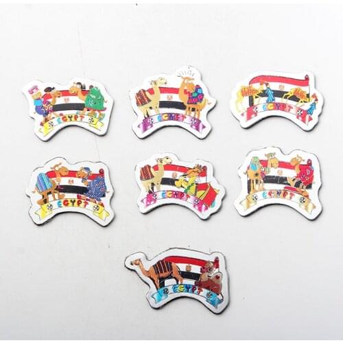 Egypt Camel design 3D Printing Foil Fridge Magnets World Tourism Souvenirs Refrigerator Magnetic Stickers