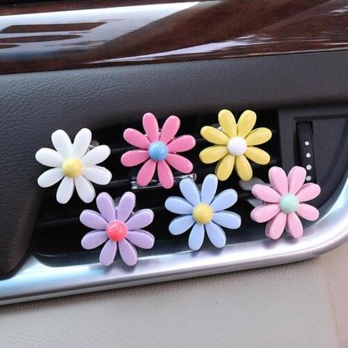 Car Air Outlet Flower Decoration Ornaments Elegant Accessories Clip Vent Auto Dropship Air Perfume W5F9