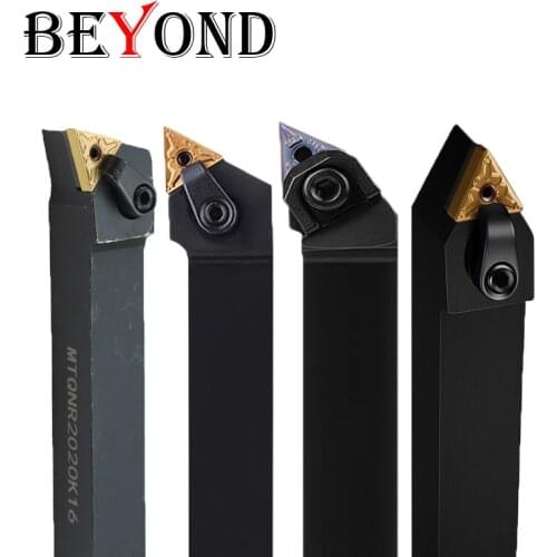 BEYOND MTJNR WTJNR MTBNR MTENN MTFNR MTGNR MTQNR MTWNR External Lathe Tool Holder TNMG Carbide Inserts CNC Turning Cutter Shank