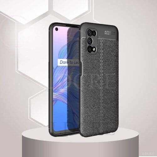 For Oppo Realme 7 5G Case Silicon Leather Rubber Soft Texture Armor Bumper Case For Realme 7 5G Case Cover For Oppo Realme 7 5G