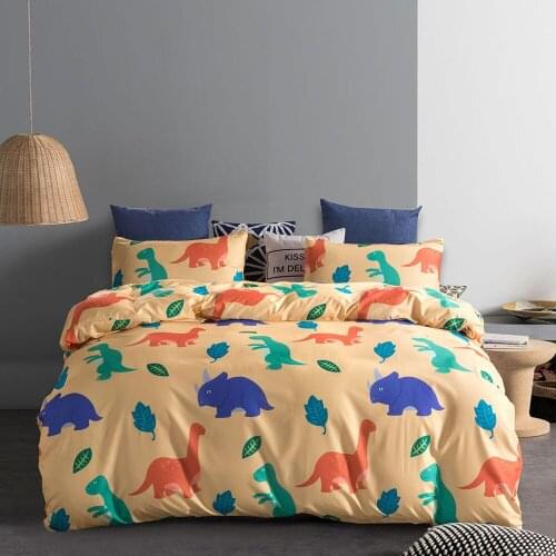 Lychee Bohemian Style Bedding Set Classical Pillowcase Duvet Cover Sets 2-3pcs Home Textile Family Bed Sets Twin Queen King Size