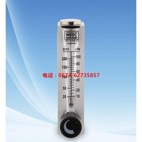 LZT-08A20M-V panel type flowmeter with valve flow NBDC 10-100LPM