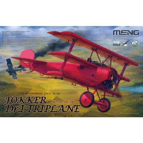 MENG MODEL QS-002 1/32 SCALE FOKKER DR.I TRIPLANE 2020 NEW