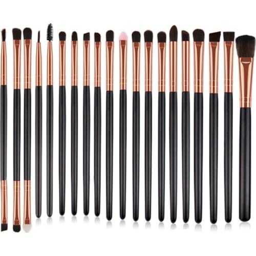 Makeup Brushes Set 20pcs/lot Eye Shadow Blending Eyeliner Eyelash Eyebrow Make up Brushes Professional Eyeshadow Brushes