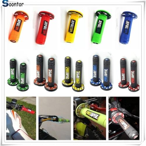 2018 NEW Handle Grip Motorcycle Dirt Pit Bike Motocross Rubber Gel Hand Grips FOR HONDA CR80R 85R CRF150R CR125R 250R SL230