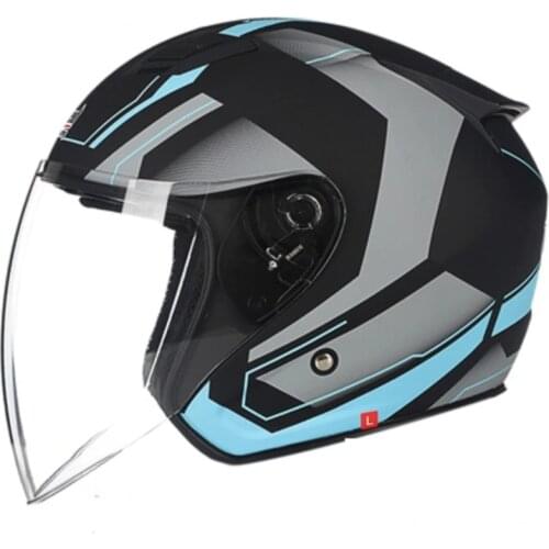 The New Helmet Electric Car Locomotive Half Helmet Men and Women Four Seasons General Half-covered Battery Car Breathable