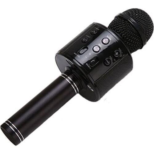 Bluetooth KTV Wireless Karaoke Handheld Microphone USB Player Mic Speaker Portable Christmas Birthday Home Party HOT WS858