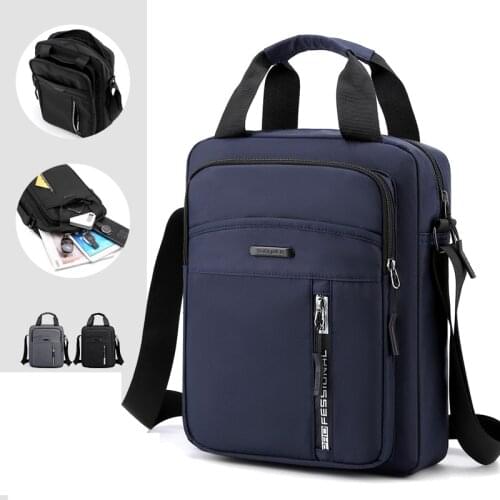 Mini practical men crossbody bags retro sturdy nylon mens shoulder bag casual outdoor short-distance travel bags
