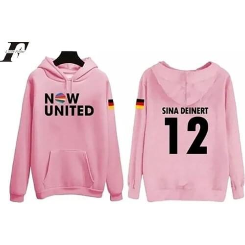 Now United Sina Deinert 12 Hooded Hoodies Sweatshirts Pullover Tracksuit Germany Men Women Casual Print kpop 2020