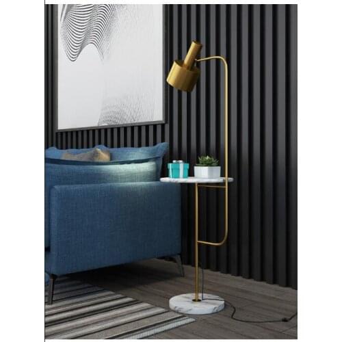 Floor lamp living room bedroom study coffee table bedside lamp light luxury creative net red vertical table lamp