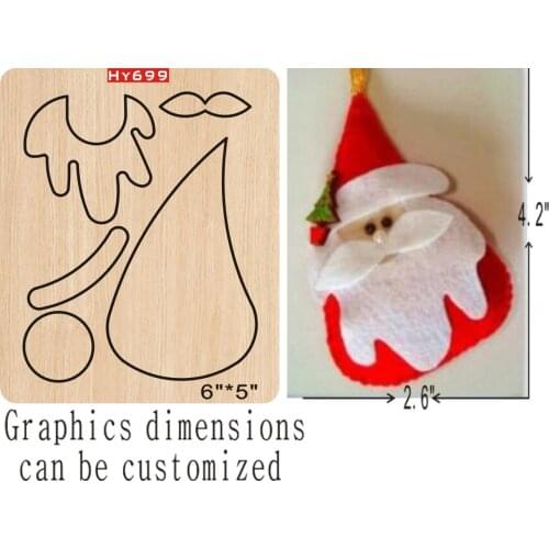 Handmade santa claus cutting dies 2019 new die cut &wooden dies Suitable for common die cutting machines on the market
