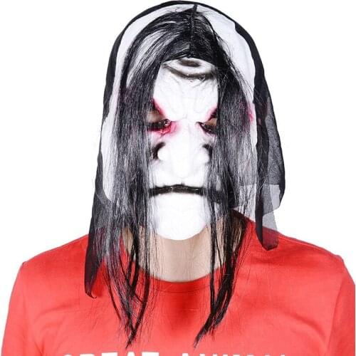 1Pc Novelty Scary Toys Halloween Carnival Masker Party Ghost Face Mask Horror Screaming Grimace Mask For Adult Scary Prop
