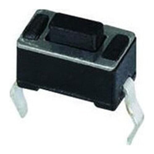 1000PCS Micro Switch Black/white Push Button Switch Momentary Tact Switch 3X6X5mm DIP 2Pin 260GF Key Power Button