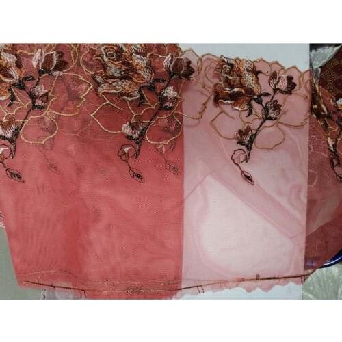 2Yards Mesh Doll Lace Trim Fabric Handmade DIY Crafts Needlework Sewing Bra Underwear Clothing Material Accessories 21cm Width