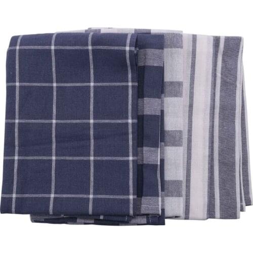 5Pcs Cotton Table Napkins Cloth Tea Towel Absorbent Dish Cloth Scouring Pad Kitchen Towels Cleaning Cloth Handkerchief Party Din