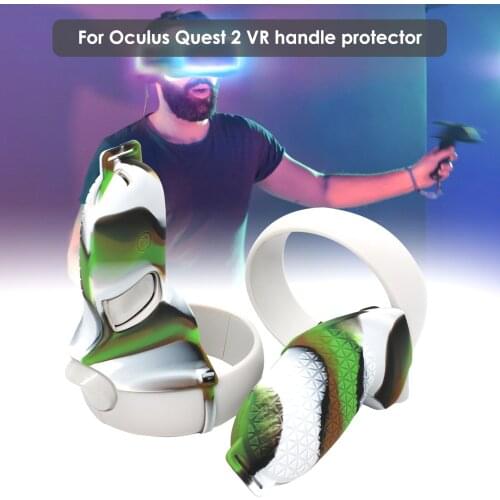 VR Accessories Glasses Handle Cover Protective Case For Oculus Quest 2 VR Touch Controller Silicone Cover Drop Shipping