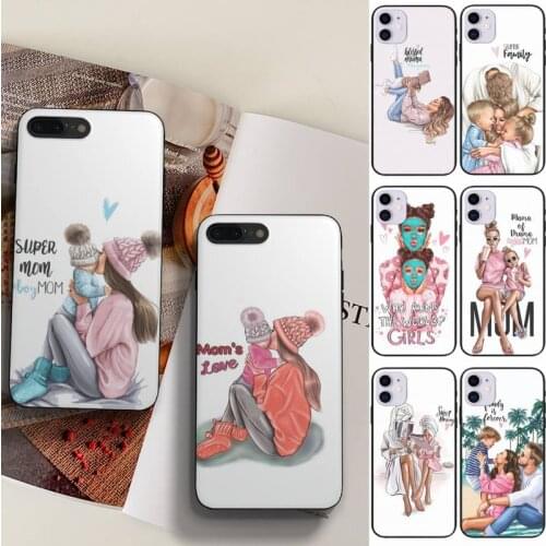 Girl Super Mom Baby Accessories Phone Case Fundas Shell Cover For Samsung A51 A52 A71 A72 A80 A91 A20E A32 A31 A21 A11