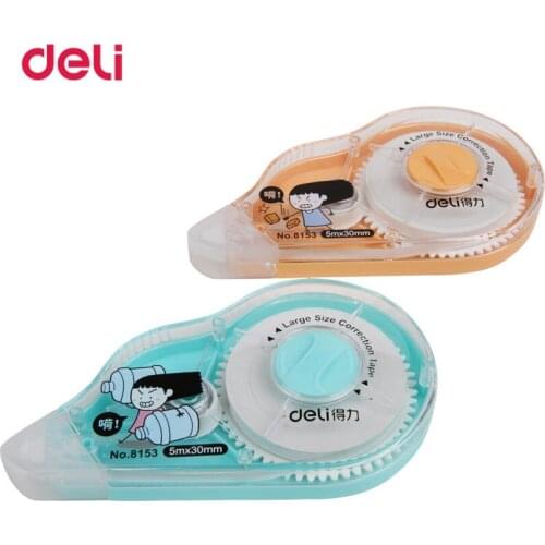 Deli Mini Cute Correction Tape Colors Office & School Supplies Tape Roller Material 30m length Correction Stationery