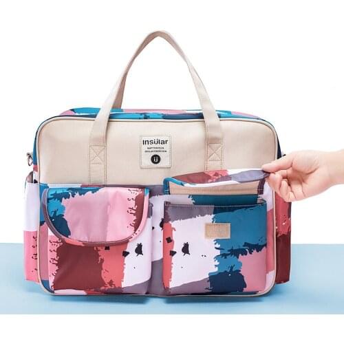 Baby Products Diaper Backpack Diagonally-spanned Package Waiting for Production Mummy Single Shoulder Bag Kid Traveling Backpack