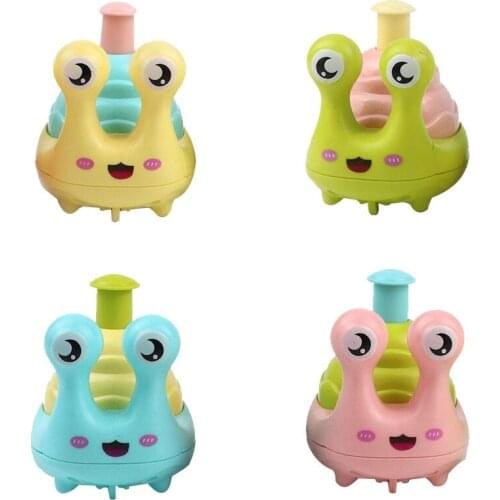 Press Type Cartoon Inertia Car Children Plastic Snails Model Toys For Kids Girls Gift